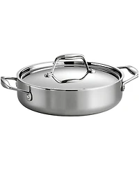 Tramontina Signature 3-Quart Tri-Ply Clad Stainless Steel Braiser with Lid