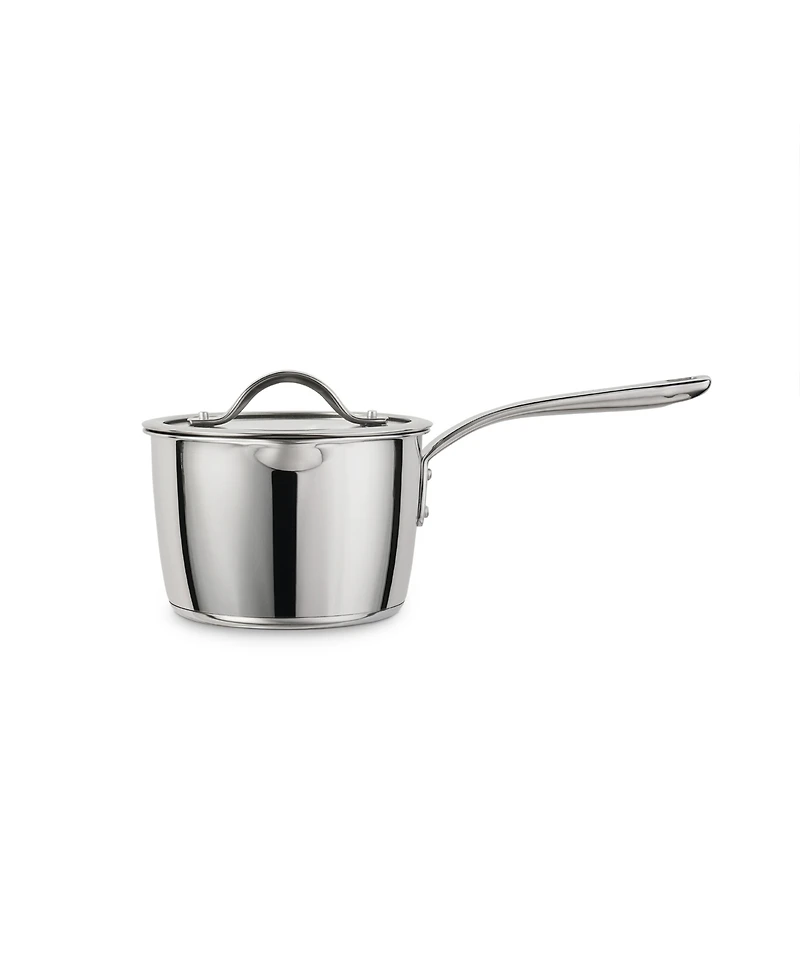 Tramontina Tempo Tri-Ply Base Stainless Steel 2-Quart Small Sauce Pan with Glass Lid