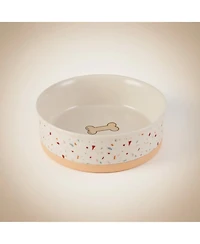 Aronkl Ceramic Pet Bowls Set of 2 Non-Slip Dishwasher Safe for Cats Dogs