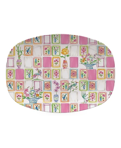 Mariposa Resin Mahjong 10" Tile Platter