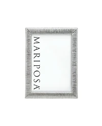 Mariposa Woven Aluminum Frame, 5" x 7"