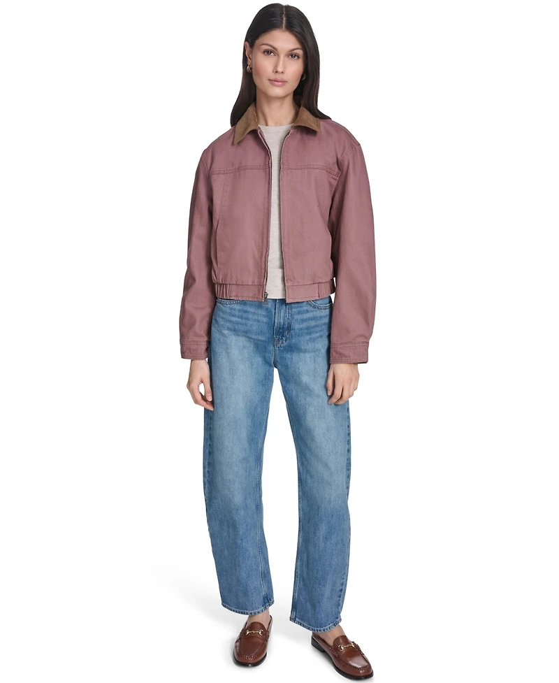Levi's Women's Zip-Front Laydown Collar Coat