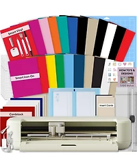 Cricut Explore 5 Crafting Machine Bundle with Smart Vinyl, Smart Iron-On Sheets and Digital Design eBook