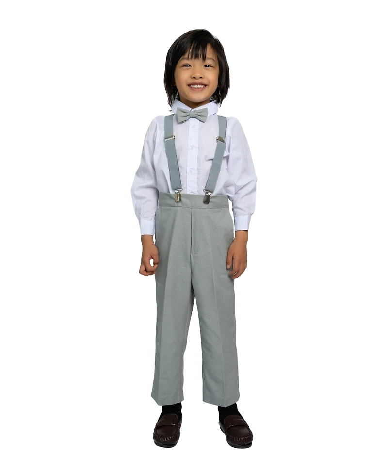 Peanut Butter Collection Little Boys Safari 4-Piece Barn Wedding Set