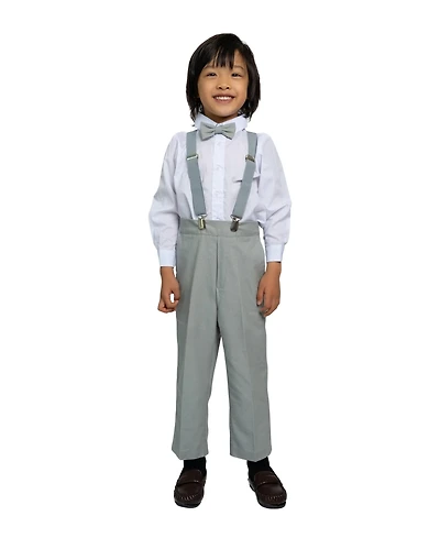 Peanut Butter Collection Little Boys Safari 4-Piece Barn Wedding Set