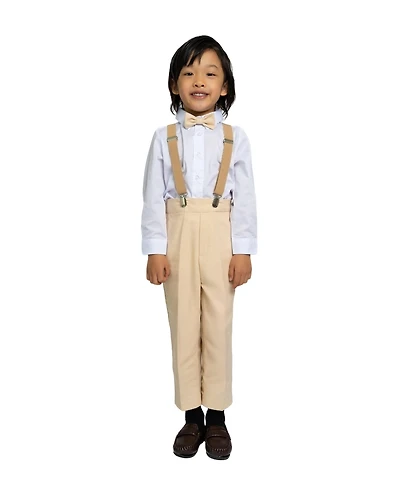 Peanut Butter Collection Little Boys Safari 4-Piece Barn Wedding Set