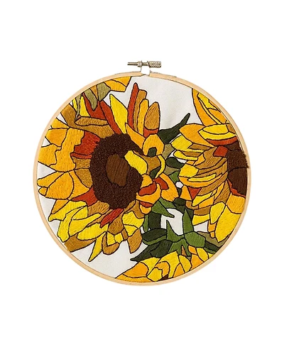 Uncommon Goods Beginners Botanical Embroidery by Numbers Kit