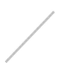 Macy's Men's Lab Grown Diamond (2-1/4 ct. t.w.) Double Row Tennis Bracelet in Sterling Silver