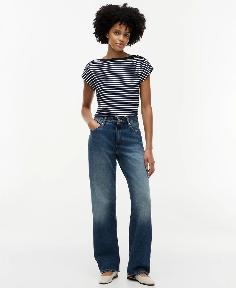 Tommy Hilfiger Women's Cap-Sleeve Boat Neck T-Shirt