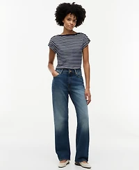 Tommy Hilfiger Women's Cap-Sleeve Boat Neck T-Shirt