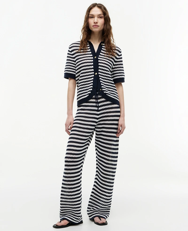 Tommy Hilfiger Women's Crochet Knitted Pants