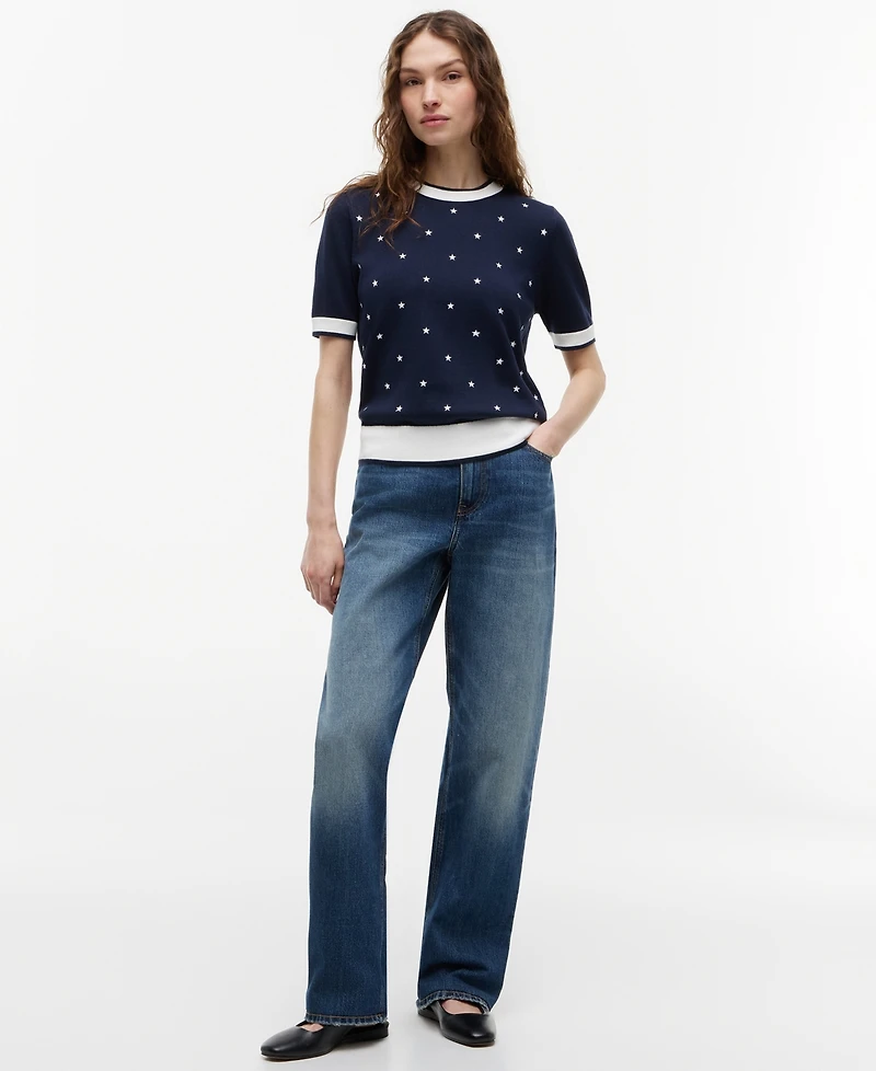 Tommy Hilfiger Women's Star Graphic Crewneck Sweater