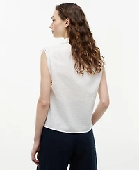 Tommy Hilfiger Women's Tie-Detail Sleeveless Shirt