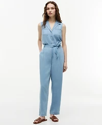 Tommy Hilfiger Women's Chambray Tapered Pants