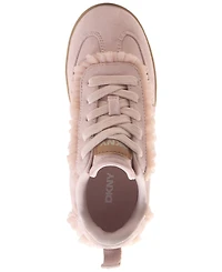Dkny Girls' Ruffle Detail Lace-Up Sneakers