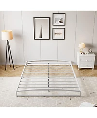 gaomon 6in Metal Platform Bed Frame Steel Slats Low Profile No Box Spring