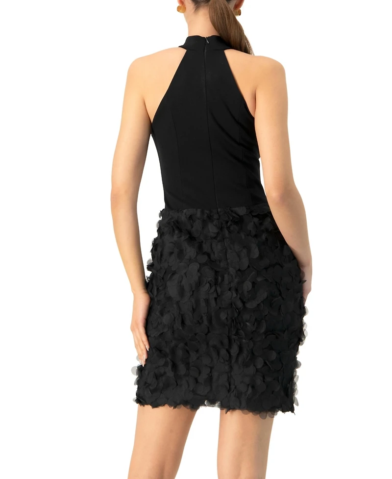 Ivonne Women's Short Halter Neck Dress