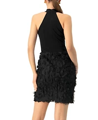 Ivonne Women's Short Halter Neck Dress