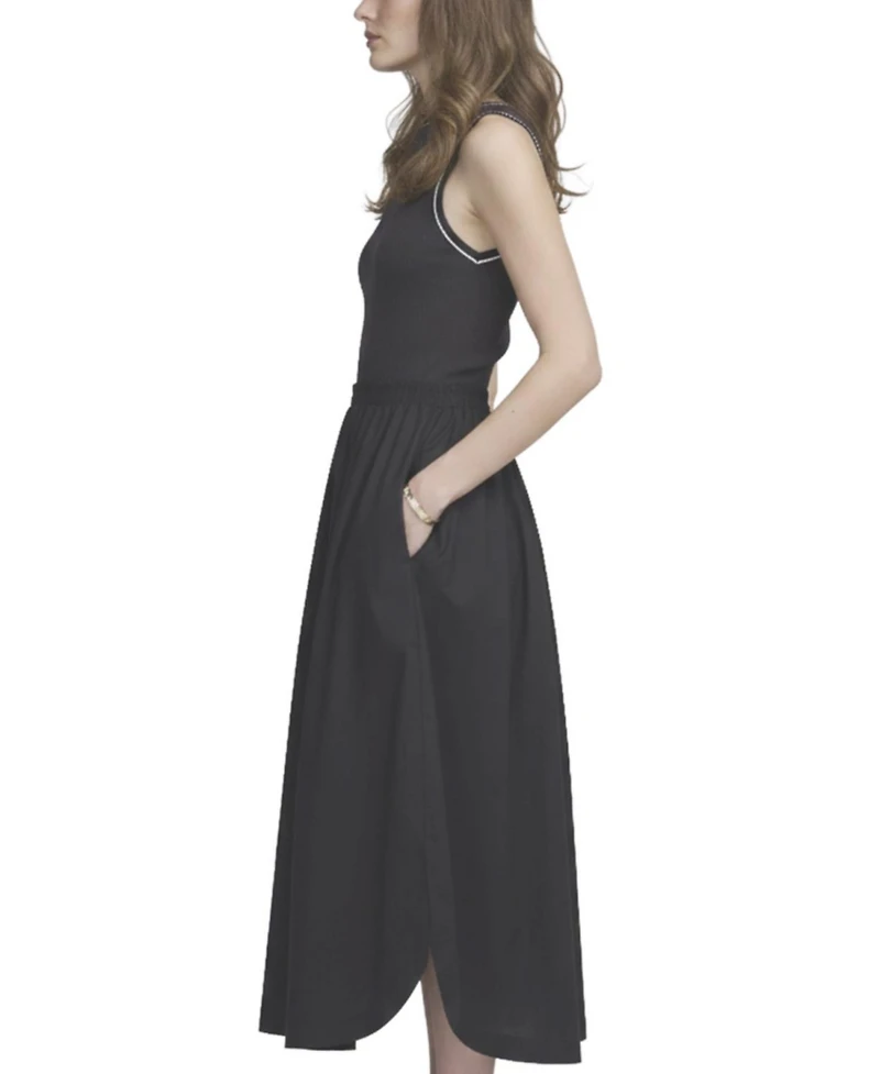 Elle Collection Women's Mix Media Tank Dress