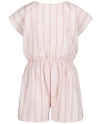 Calvin Klein Girls' 7-16 Short-Sleeve Romper