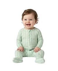 Motette Baby Girls Mint Meadows Bamboo Sleeper