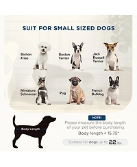 6thdruple Small Pet Sofa with Storage and Tufted Cushion