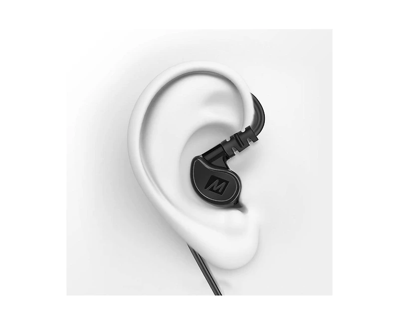 Mee audio M6 In-Ear Sports Headphones with Memory Wire and Headset (Usb-c Plug)