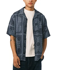 Buffalo David Bitton Men's Sandro Camp Collar Shirt
