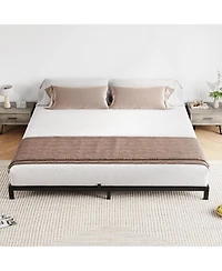 gaomon California King Metal Bed Frame, 6" Platform with Under Bed Storage, Heavy Duty, Easy Assembly, No Box Spring