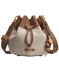 Donna Karan New York Weekend Woven Medium Bucket Bag