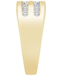 Macy's Men's Lab Grown Diamond Ring (1 ct. t.w.) Gold Vermeil over Sterling Silver
