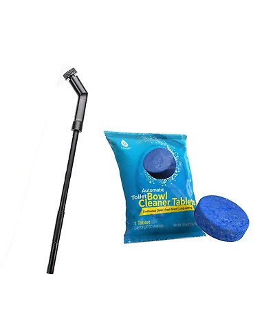 Pursonic Ultimate Home Cleaning Bundle – Rechargeable Scalable Scrubber Brush Automatic Toilet Bowl Cleaner Tablets