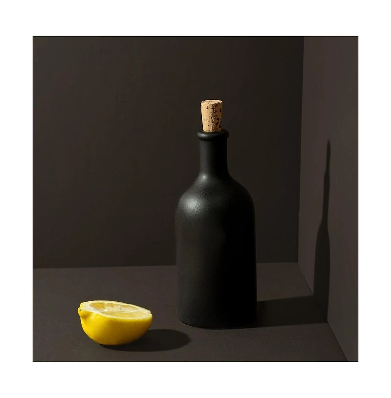 Gharyan Stoneware, Stoneware Olive Oil Dispenser - Jazz 21 oz