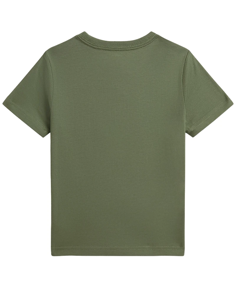 Polo Ralph Lauren Boys' 2-7 Madras-Logo Jersey T-Shirts