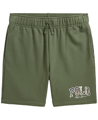 Polo Ralph Lauren Boys' 8-20 Madras-Logo French Terry Shorts