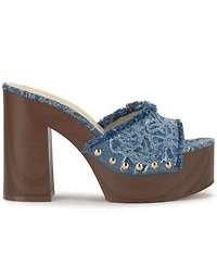 Jessica Simpson Women's Cezia Wooden Platform Sandals