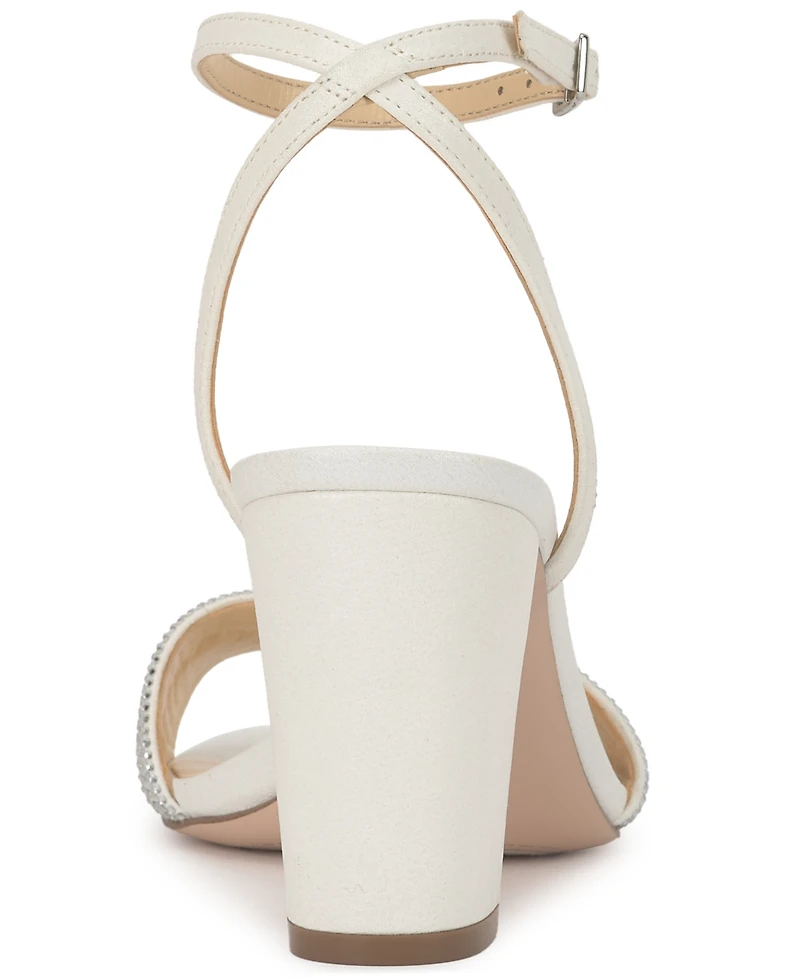 Jessica Simpson Women's Sienea Rhinestone Knot Dress Sandals