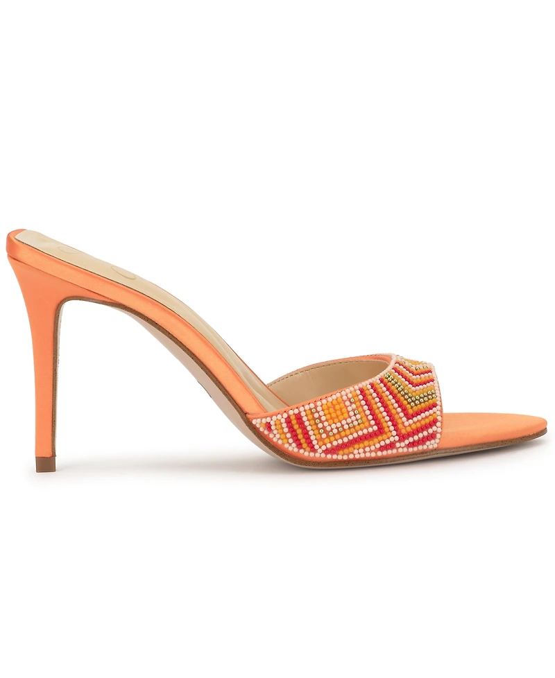 Jessica Simpson Women's Dravie Beaded Stiletto Sandals