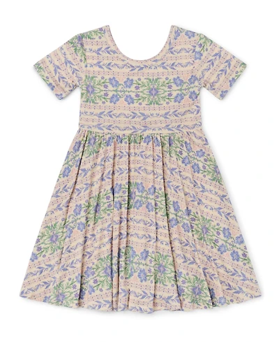 Motette Toddler Girls' Spring Cascade Bamboo Twirl Dress