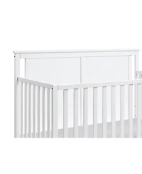 Flynama Mini Crib with Mattress Pad 3in1 Convertible Design Reversible Back Panel and Adjustable Mattress Heights for Nursery