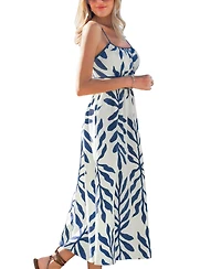 Cupshe Women's Soft Sunshine Tropical Midi Beach Dress