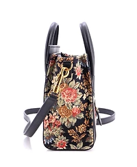 Pre-Owned Celine Nano Luggage Bag Printed Jacquard and Leather