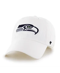 '47 Brand Preschool White Seattle Seahawks Clean Up Adjustable Hat