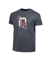 Champion Men's Navy Detroit Tigers Cooperstown Logo Tri-Blend T-Shirt