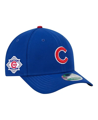 New Era Men's Royal Chicago Cubs 150th Anniversary 9FORTY M-Crown Adjustable Hat