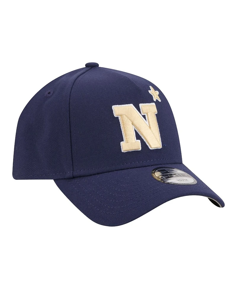 New Era Big Boys and Girls Navy Navy Midshipmen 9FORTY A-Frame Adjustable Hat