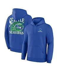 Fanatics Men's Royal Seattle Seahawks Classic Scribble Legacy Fleece Hoodie