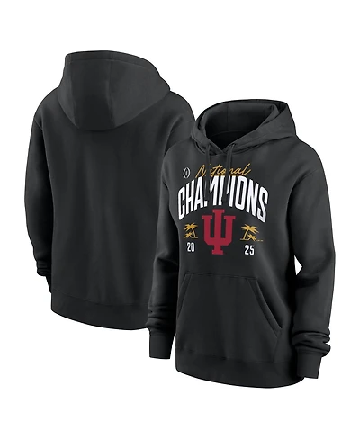 Nike Women's Black Indiana Hoosiers College Football Playoff 2025 National Champions Locker Room Hoodie