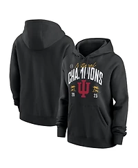 Nike Women's Black Indiana Hoosiers College Football Playoff 2025 National Champions Locker Room Hoodie