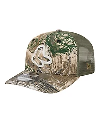 New Era Men's Camo Boston Red Sox Realtree 9SEVENTY Adjustable Hat